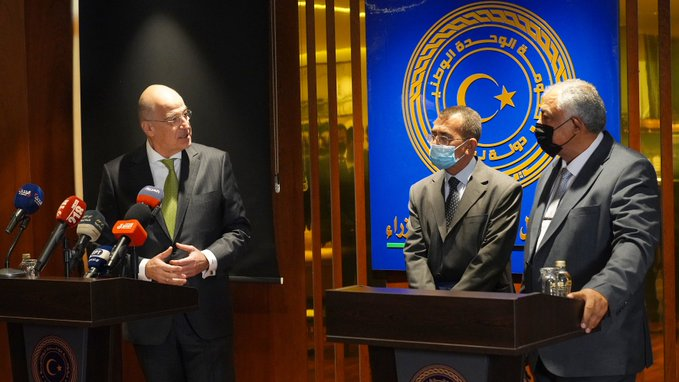 Ν. Δένδιας από τη Βεγγάζη: Σταθερή στήριξη της Ελλάδας στην ανοικοδόμηση της Λιβύης Ν. Δένδιας από τη Βεγγάζη: Σταθερή στήριξη της Ελλάδας στην ανοικοδόμηση της Λιβύης