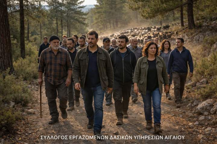 Ο Σύλλογος Εργαζομένων Δασικών Υπηρεσιών Αιγαίου στο πλευρό των κτηνοτρόφων, αγροτών και τυροκόμων της Λέσβου Ο Σύλλογος Εργαζομένων Δασικών Υπηρεσιών Αιγαίου στο πλευρό των κτηνοτρόφων, αγροτών και τυροκόμων της Λέσβου