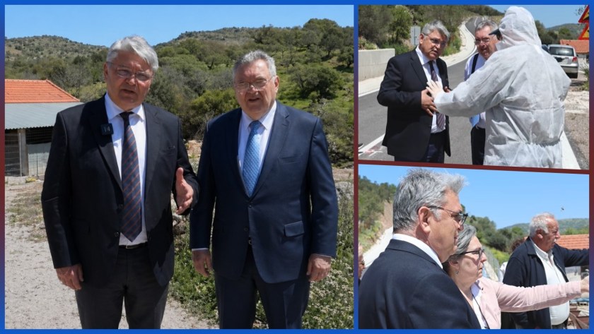 Επίσκεψη του Δημήτρη Νατσιού στην Λέσβο